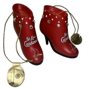 Bradford Exchange St. Louis‎ Cardinals Boot Ornament Rhinestone Decor